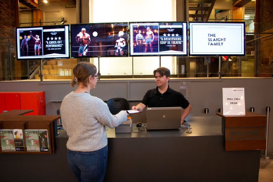 atrium call desk